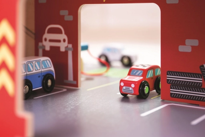 Garage con Parcheggio di Bigjigs Toys