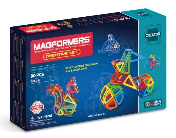 Set creativo MAGFORMERS 90 pezzi