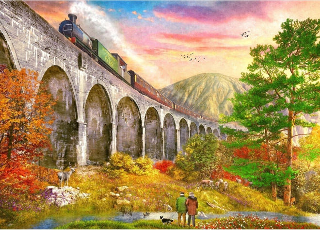 Puzzle Gibsons Viadotto Glenfinnan 1000 Pezzi