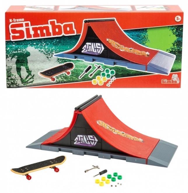 Mini skate park con rampa Ultimate di Simba