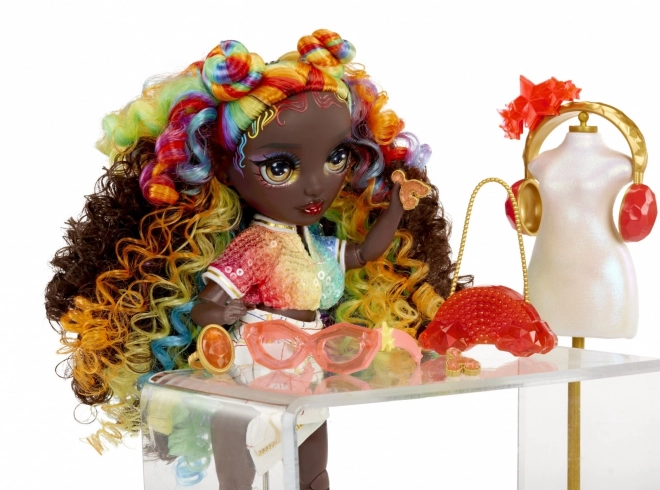 Rainbow High Creative Crystals bambola Iris Bow