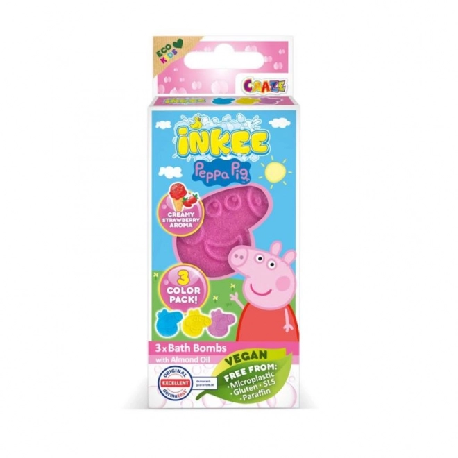 Mini set bombe da bagno Peppa Pig Inkee