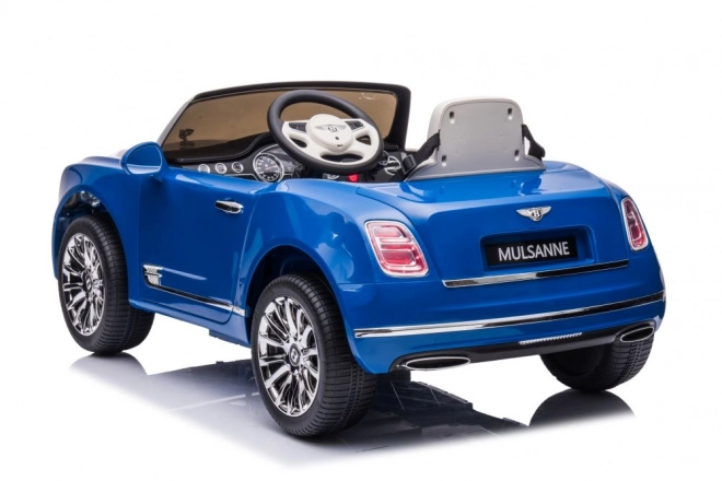 Auto Elettrico per Bambini Bentley Mulsanne Blu Lucido