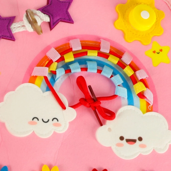Zaino sensoriale Montessori rosa