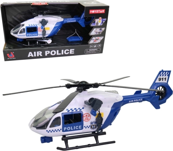 Elicottero della polizia a batteria