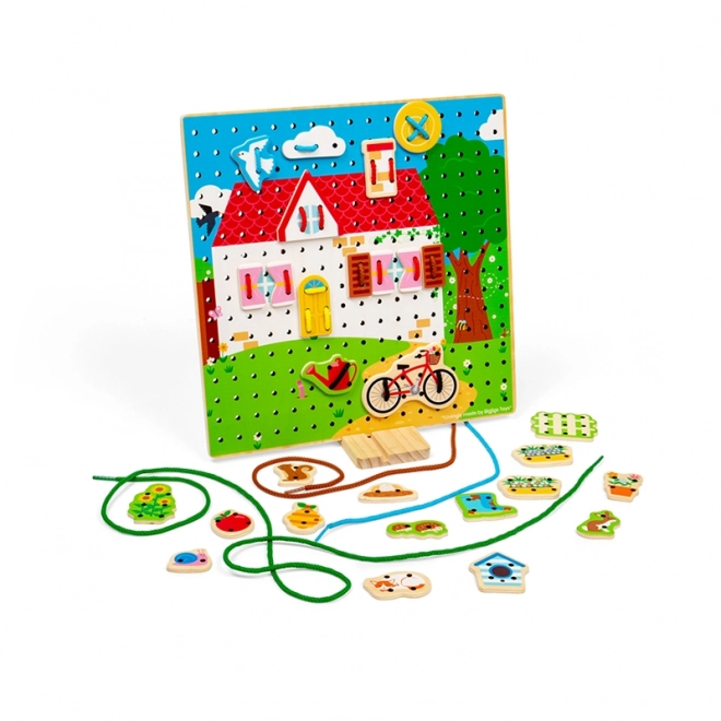 Gioco da Infilare Casa Bigjigs Toys