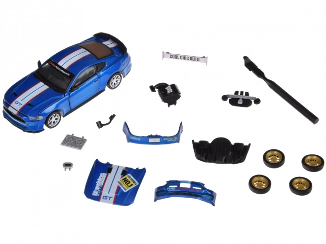 Set auto tuning metallico licenza Ford Mustang GT scala 1:42