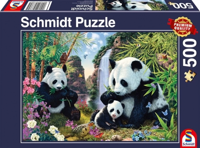 Puzzle Pandy alla Cascata 500 Pezzi