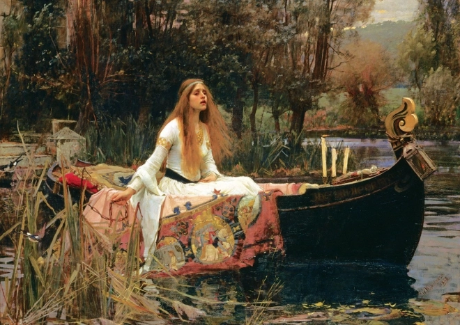 Puzzle museo ART Puzzle 2000 pezzi Paní ze Shalott 1888