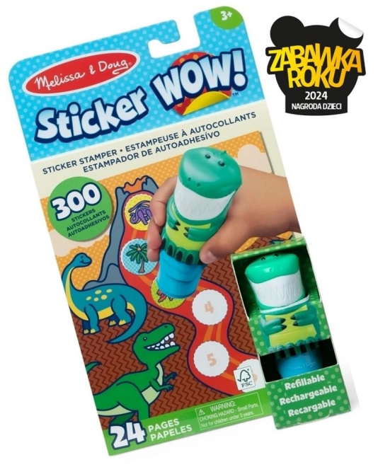 Sticker WOW! Dinosaur Stickers