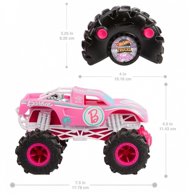 Monster Truck telecomandato Barbie 1:24