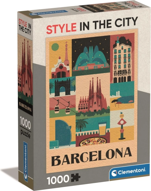 Iconica Barcellona in 1000 pezzi