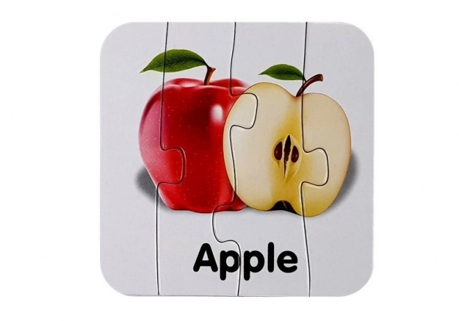 Puzzle educativi frutta con 10 connessioni