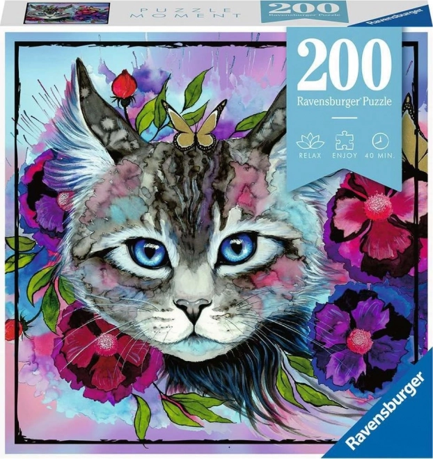 Puzzle Momento: Gatto 200 Pezzi