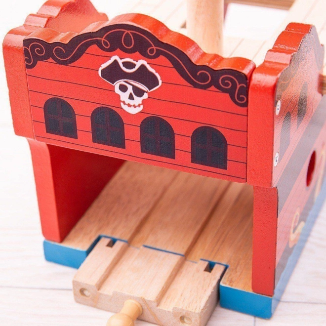 Galeone dei pirati Bigjigs Rail