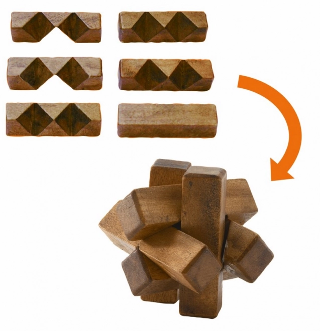 Set di rompicapi 3D in legno DJECO