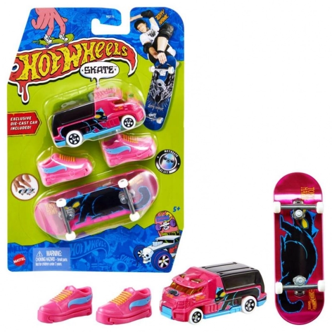 Collezione Hot Wheels Fingerboard e Scarpe da Skate