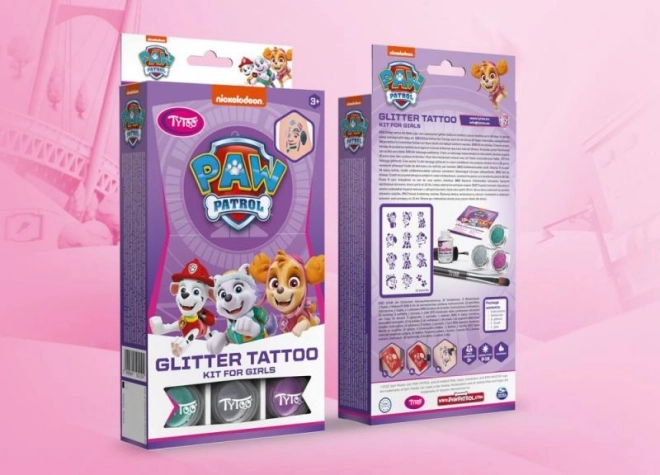 TyToo Glitter Tatuaggi PAW Patrol per ragazze