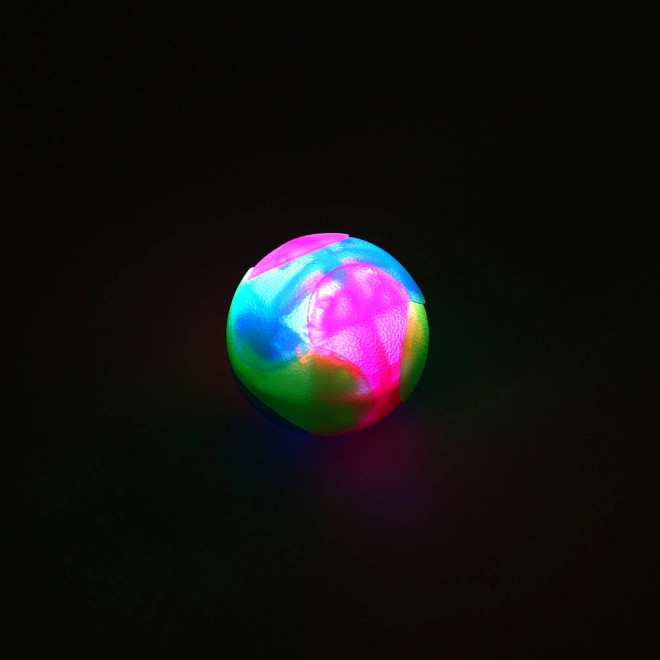 Pallina da rimbalzo con luce colorata