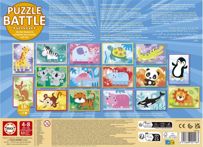 Battaglia degli Animali Puzzle di EDUCA