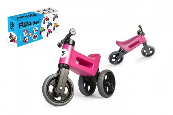 Bicicletta Milan Funny Wheels Rider Sport Rosa 2in1