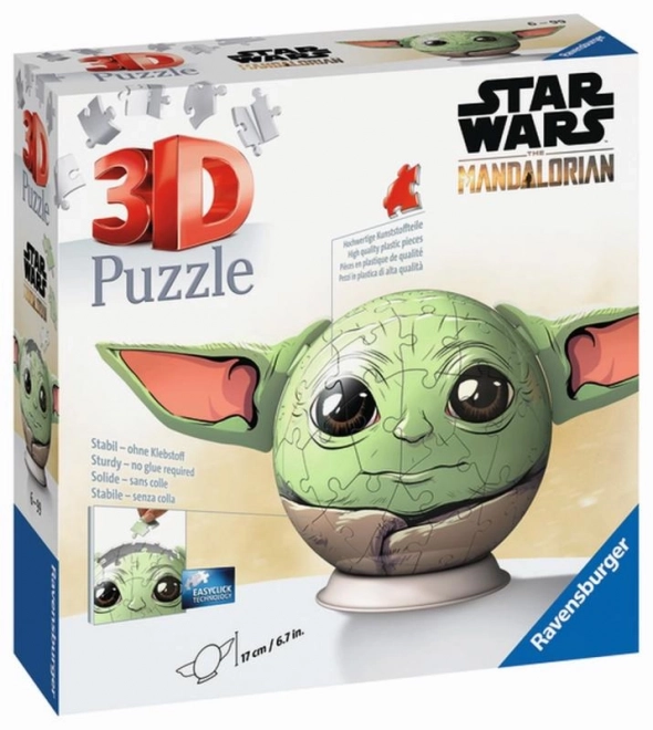 Puzzle a sfera Star Wars: Baby Yoda