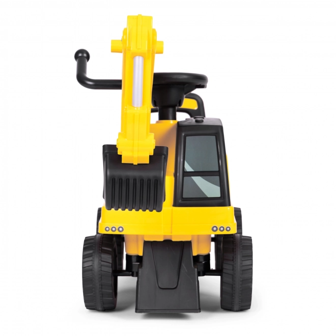 Escavatore per bambini con volante interattivo e suoni - Giallo