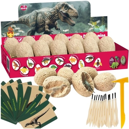 Set Scavo Uova di Dinosauro - Gioco di Scavo Kreativo per Bambini