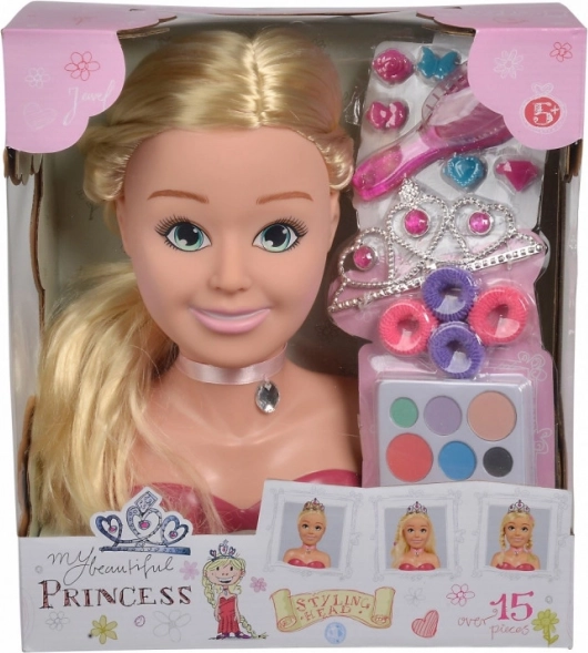 Grande testa da principessa per styling