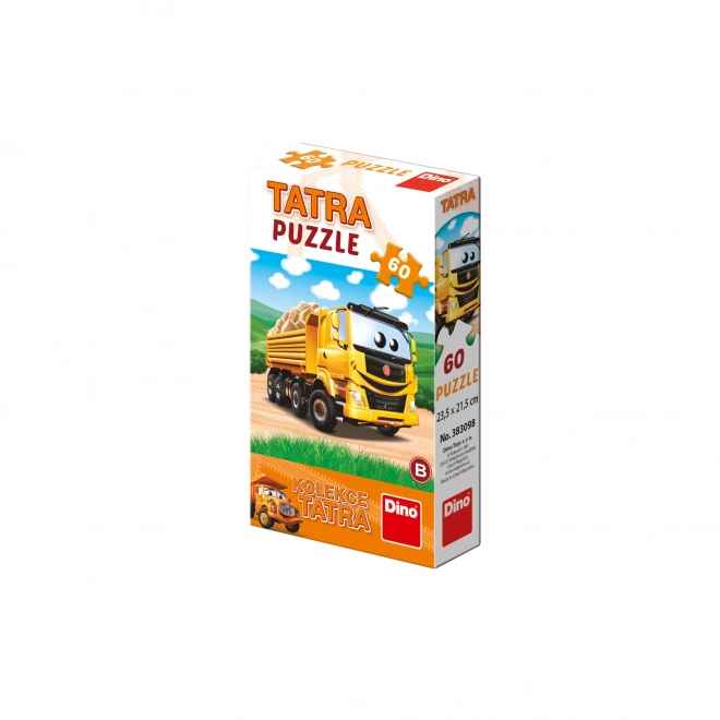 Puzzle Tatra Camion Giallo 60 Pezzi