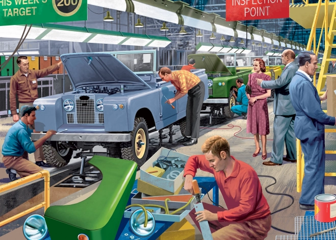 Puzzle Fabbrica di Automobili 1000 pezzi