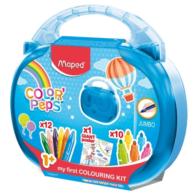 Set artistico per bambini con valigetta Maped Color’Peps Jumbo