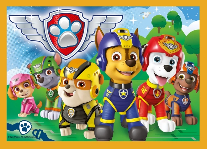 Vacanze Paw Patrol puzzle 4 in 1