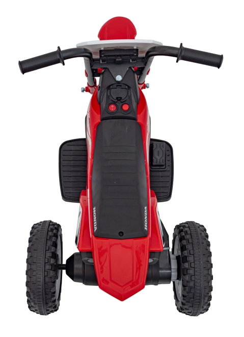 Moto elettrico per bambini Honda CRF 450R rosso con clacson e battistrada in gomma – rosso