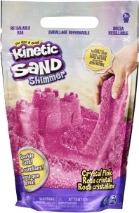 Sabbia cinetica scintillante rosa 0,9 kg