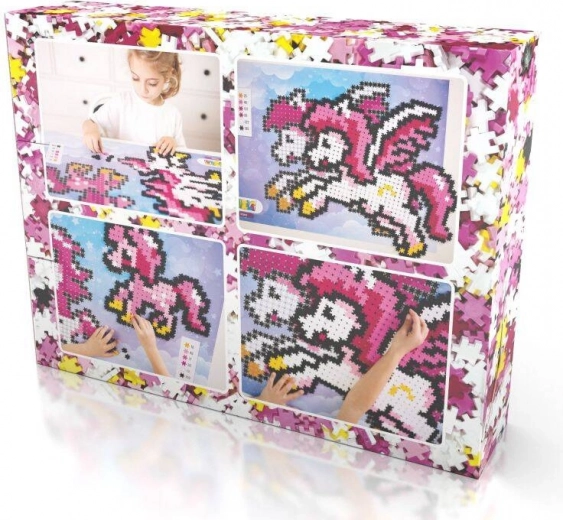 Creazioni in stile pixel: modello preciso 1:1