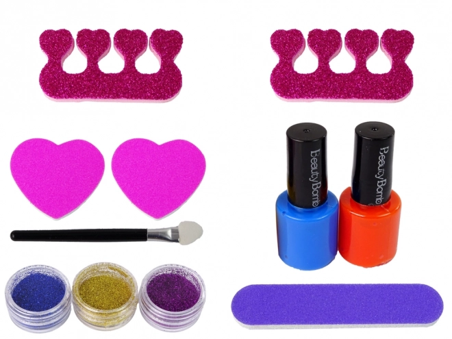 Set Manicure per Bambini con Fresatrice, Lampada e Glitter