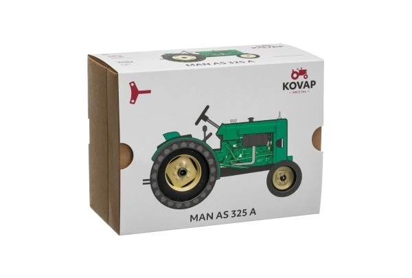 Trattore Verde MAN AS 325A a Molla 1:25