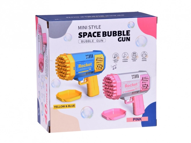 Pistola per bolle di sapone set luce + liquido per bambini ZA4976