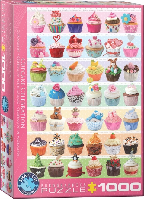 Puzzle Eurographics cupcake party 1000 pezzi