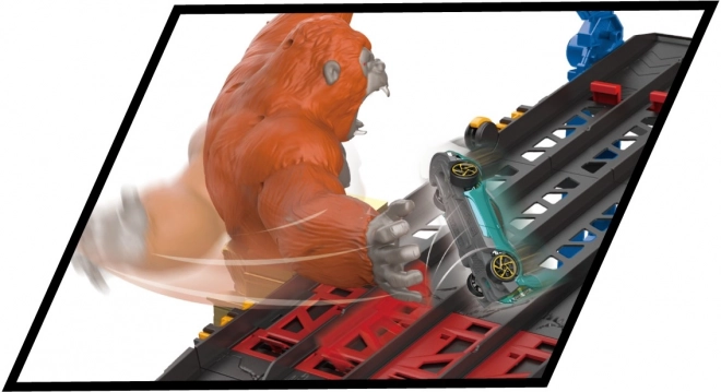 Pista automobilistica Metal Machines attacco del gorilla