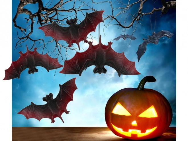 Decorazione di pipistrelli per Halloween set di 4 pezzi