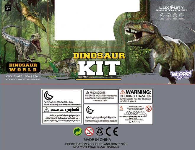 Set di figurine dinosauri XXL con tappetino Prehistoric World