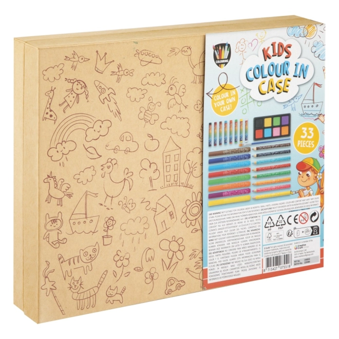 Custodia creativa da colorare