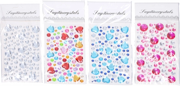 Adesivi con strass 22,7 × 10 cm