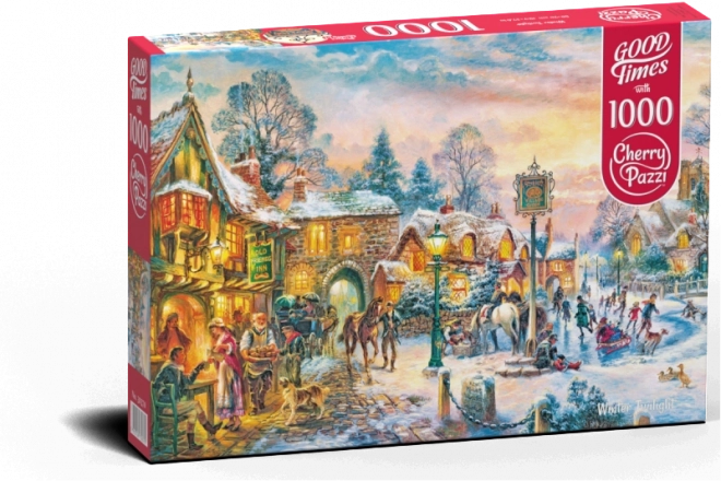 Puzzle Tramonto invernale 1000 pezzi