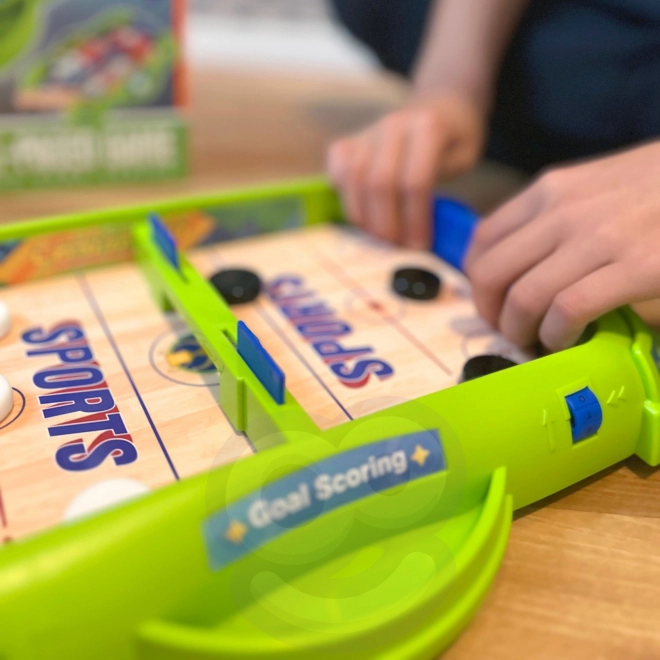 Gioco di abilità 2 in 1 mini hockey e corse
