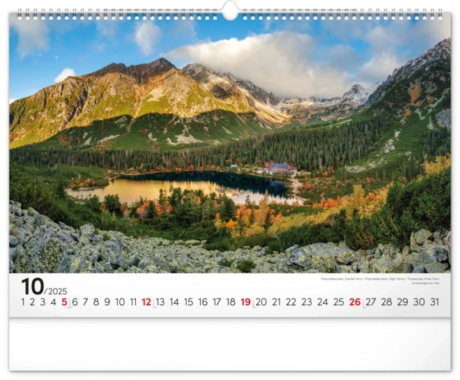 Calendario da parete Magiche Tatra 2025