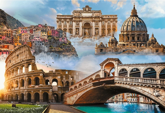 Puzzle luoghi preferiti: Italia 1500 pezzi