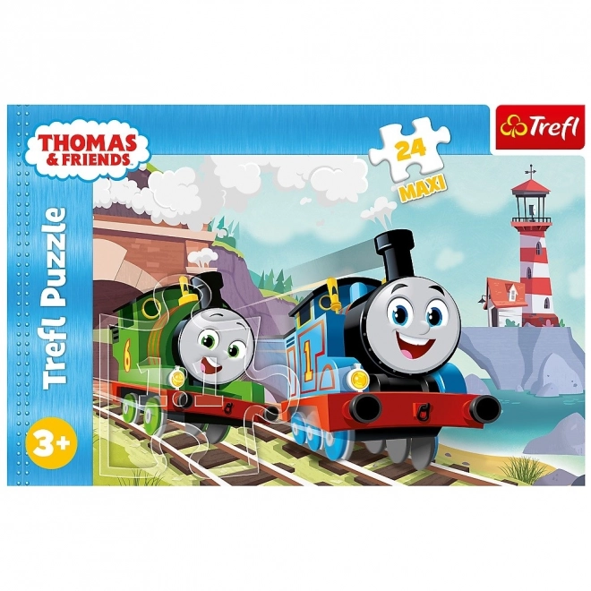 Puzzle 24 Maxi Thomas e Percy sui Binari